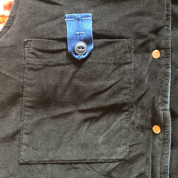 NWOT AG Adriano Goldschmied Reversible Denim and Black Corduroy Vest Gorpcore - Picture 2 of 11